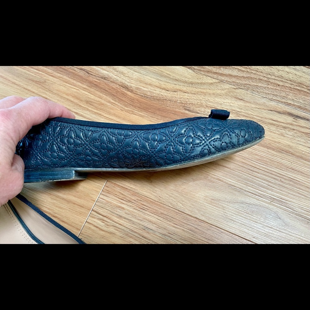 Tory Burch Quilted Marion Flats - Sophisticated Quiet Luxury - Gently worn. - Picture 2 of 11